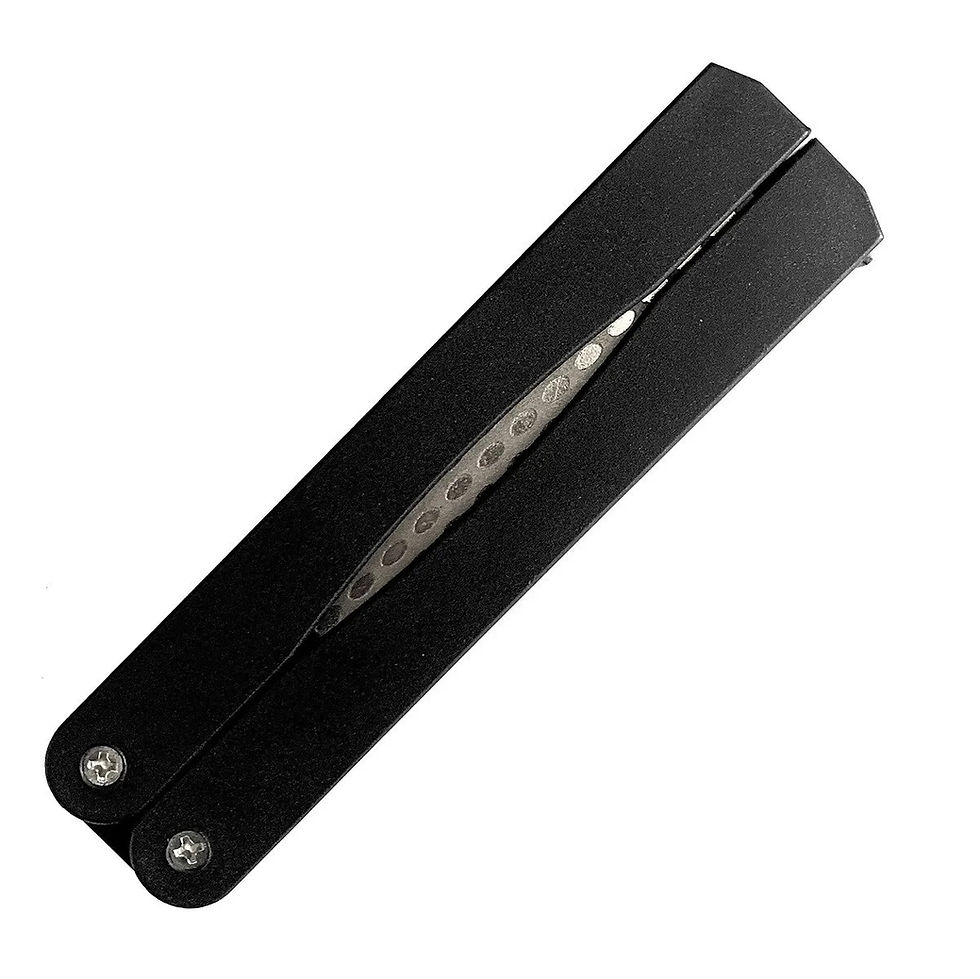 Thumbnail: 1pc Portable Double Side Grindstone Professional Kitchen Sharpener for Pocket F