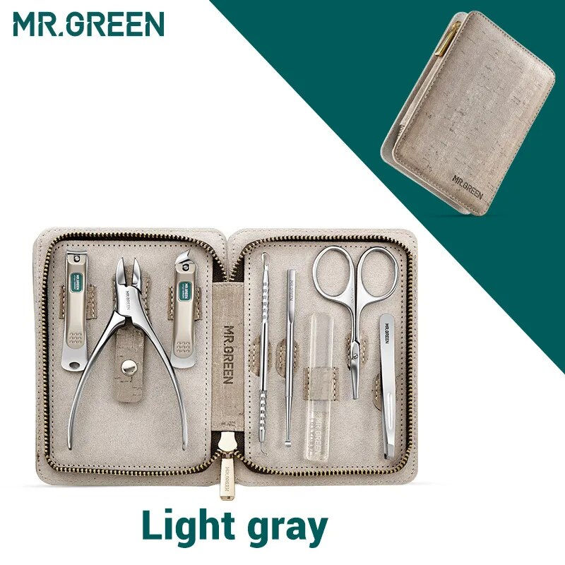 Thumbnail: MR.GREEN Manicure Set Pedicure Sets Nail Clipper Stainless Steel Professional N