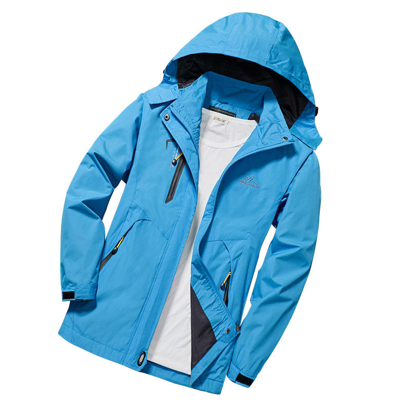 Thumbnail: Men's And Women's Outdoor Thin Waterproof Jacket