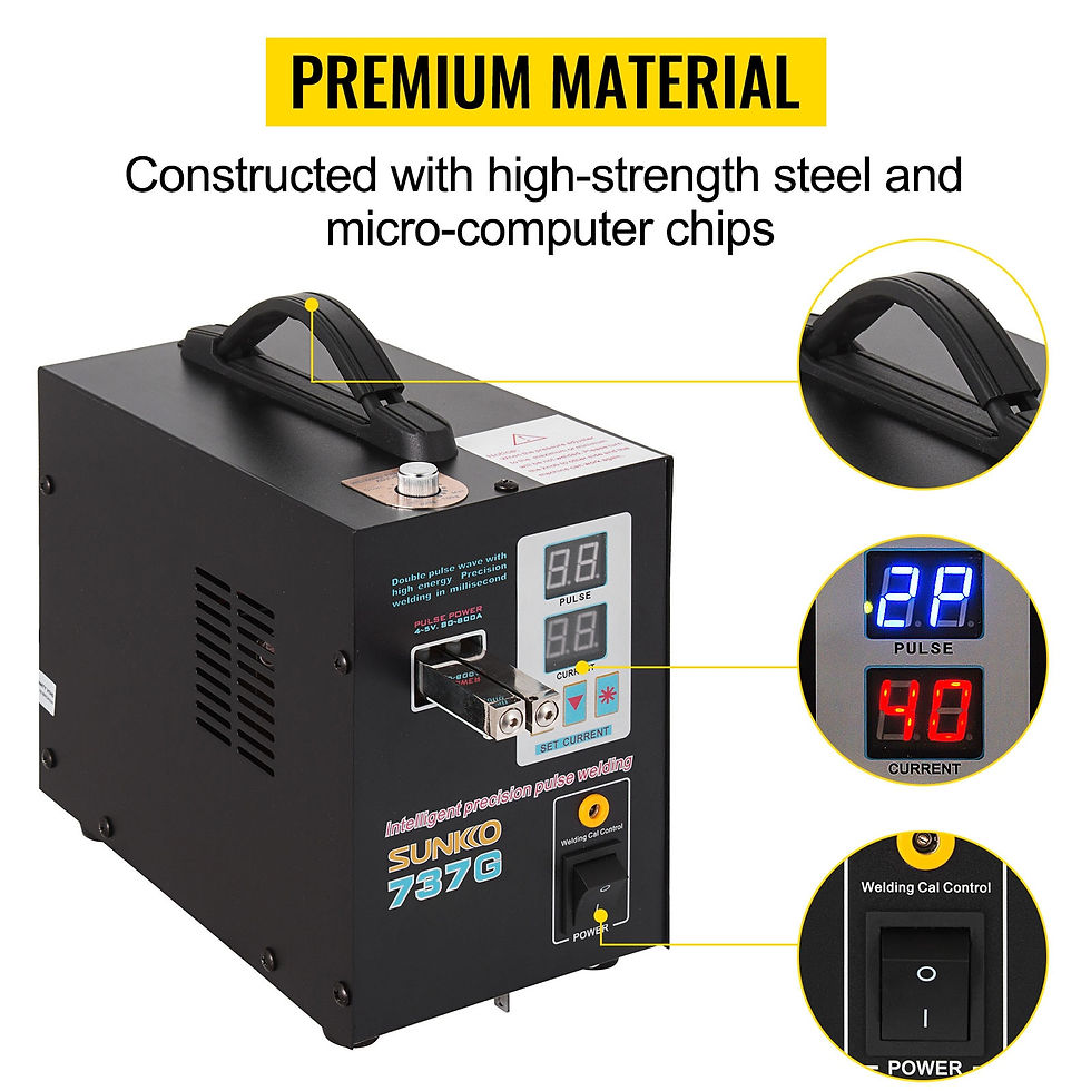 Thumbnail: VEVOR 737G Spot Welder Welding Machine for 18650 Lithium Battery Pack 1.5