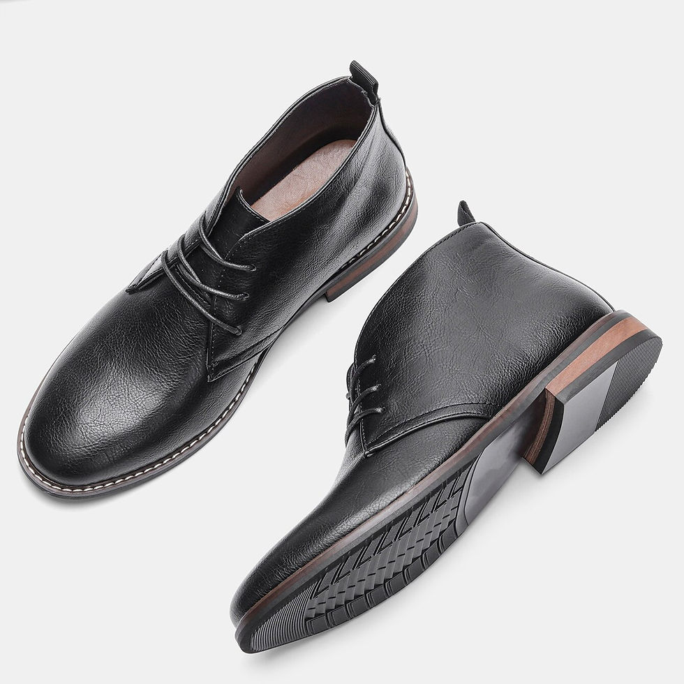 Миниатюра: Retro Style Men Boots leather boots Men Ankle Boots #KD581
