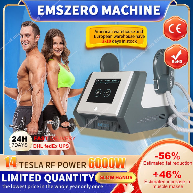 Thumbnail: DLS Emslim Neo Weight lose Machine 13 Tesla Hi-emt Body Sculpt Fat Loss