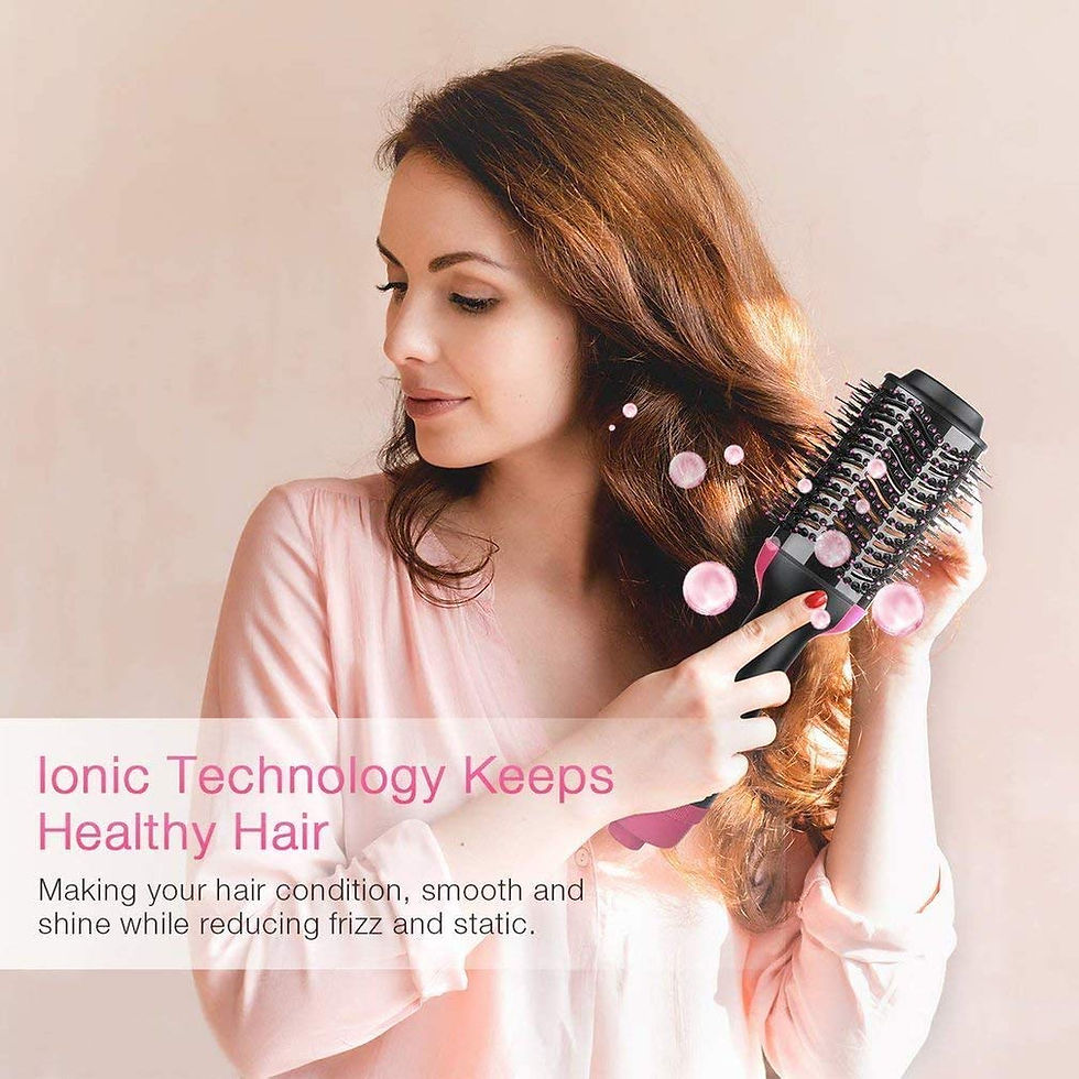 Miniaturebillede: Hair Dryer Hot Air Brush Styler and Volumizer Women Multifunctional Hair