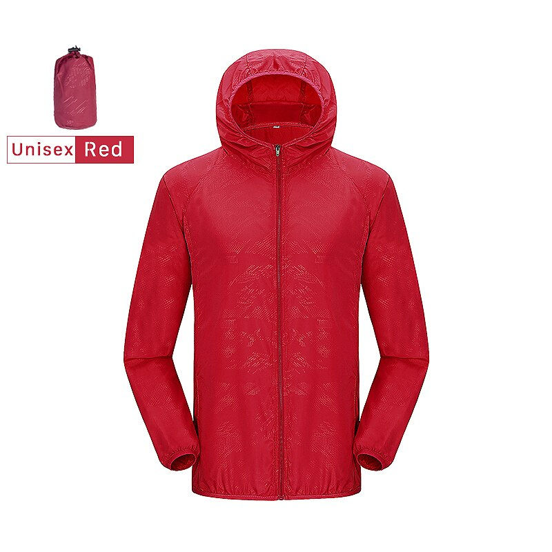 Miniatura: LNGXO Unisex Hiking Jacket Men Women Waterproof Quick Dry Camping Windbreaker T