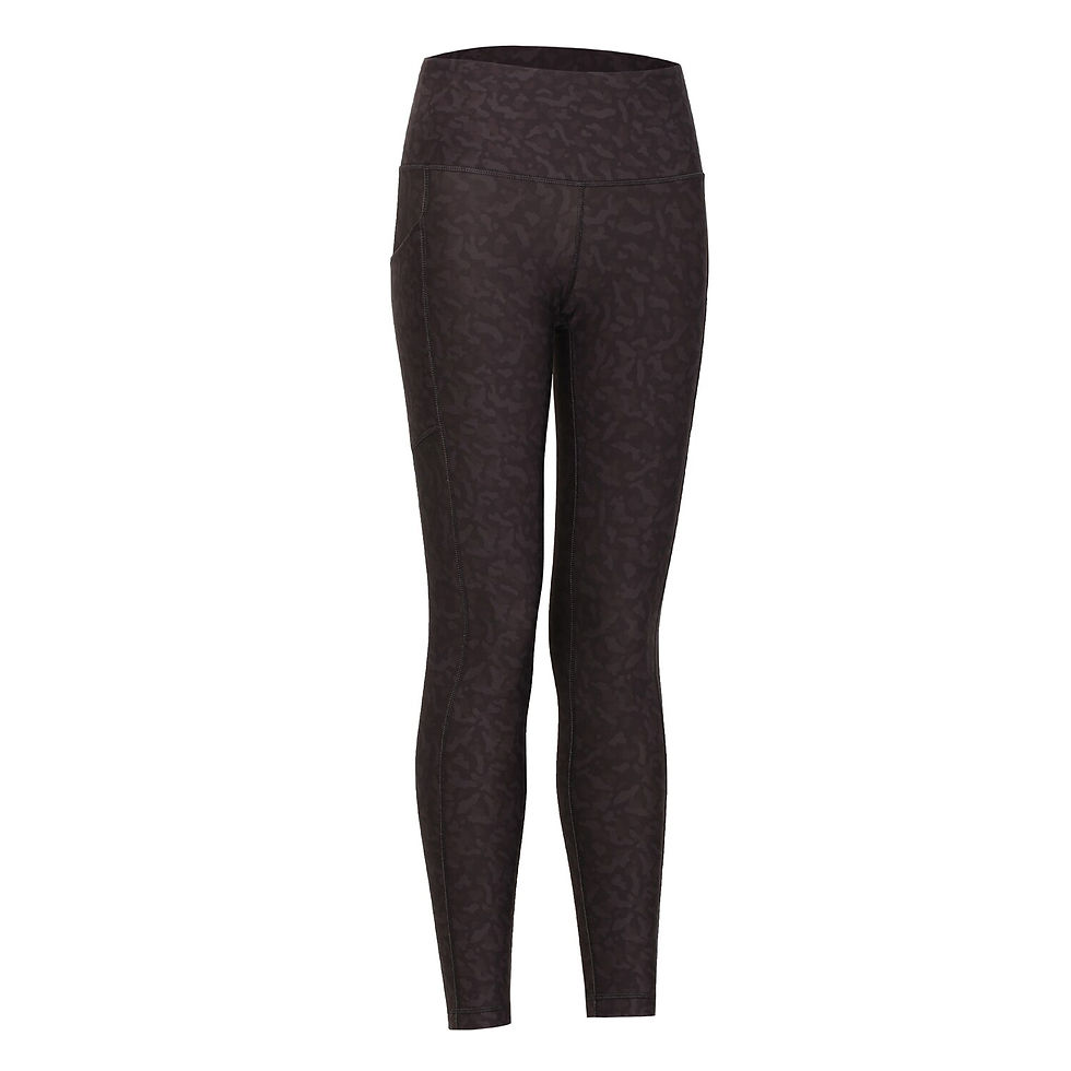 Thumbnail: SYROKAN Fleece Lined Leggings Women 7/8 High Waist Yoga Pants Winter