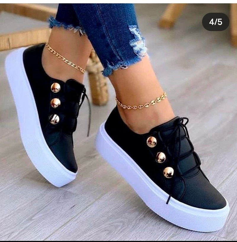 Thumbnail: Women Casual Shoes White Sneakers Women Fashion Spring Summer Canvas Sneakers W