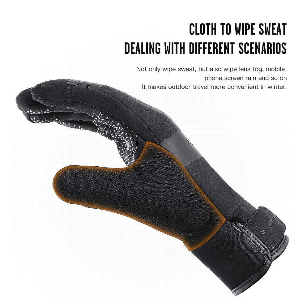 Thumbnail: Cycling Gloves Touch Screen Motorcycle Gloves Outdoor Scooter Windproof Sports