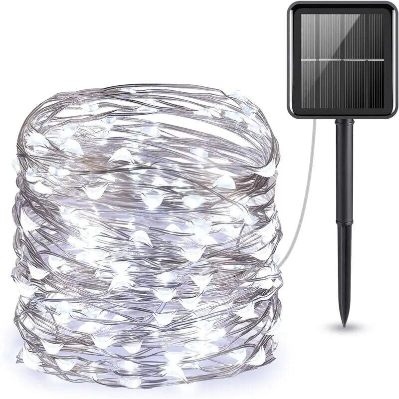 Thumbnail: 32m 22m 7m LED Solar Light Outdoor Fairy Garland String Light Waterproof Garden