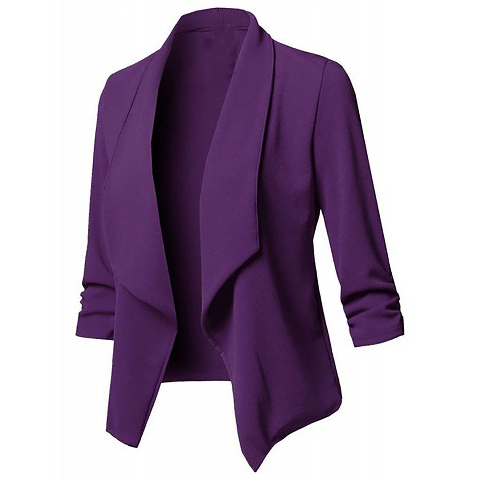 Imej kecil: New Women Thin Blazers Cardigan Coat 2023 Long Sleeve Women Blazers and Jackets