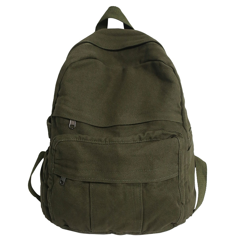 Thumbnail: Girl Fabric School Bag New Fashion College Student Vintage Women Backpack Canva