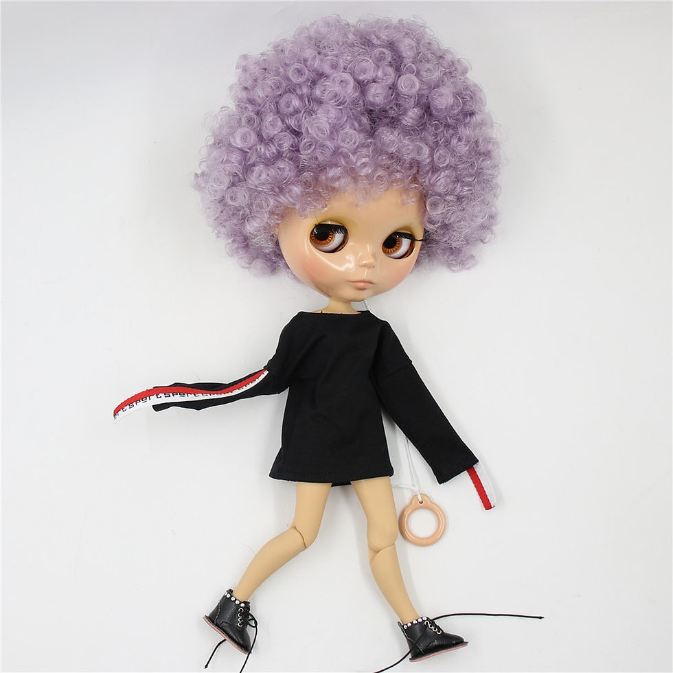 Thumbnail: ICY DBS Blyth doll 1/6 bjd tan skin joint body shiny face 30cm toy girls gift