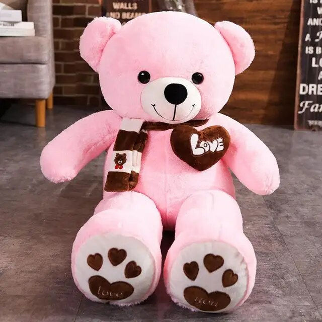 Miniatura: Huggable High Quality 4 Colors Teddy Bear With Scarf Stuffed Animals Bear Plush