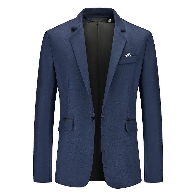 Thumbnail: Autumn New Solid Lightweight Smart Casual Blazer For Male Business Casual Gentl