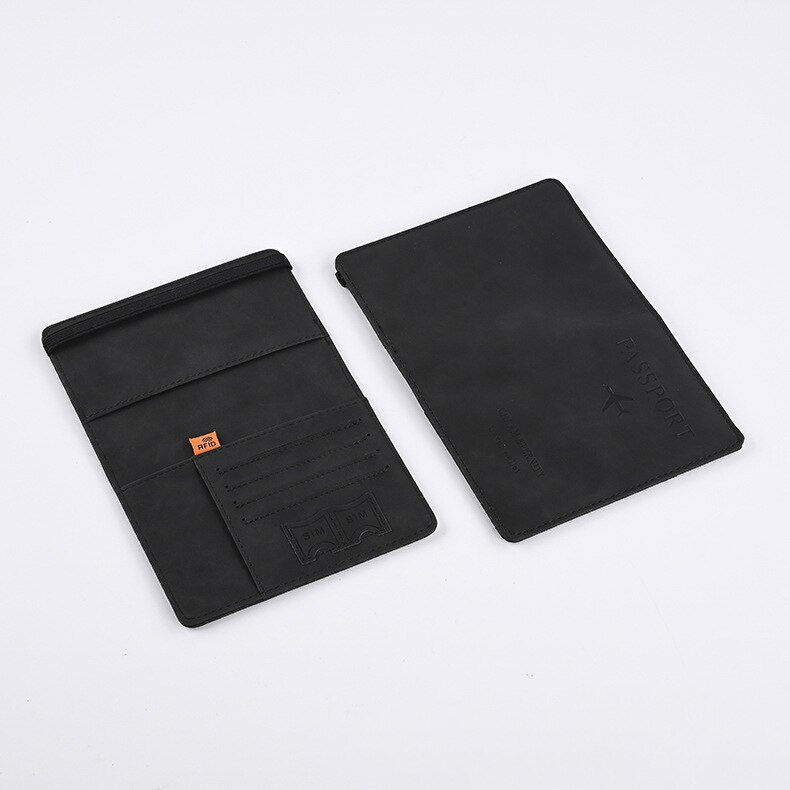 Thumbnail: Men PU Leather Wallet Travel Passport Purse Card Male Travel Accessories Hand C