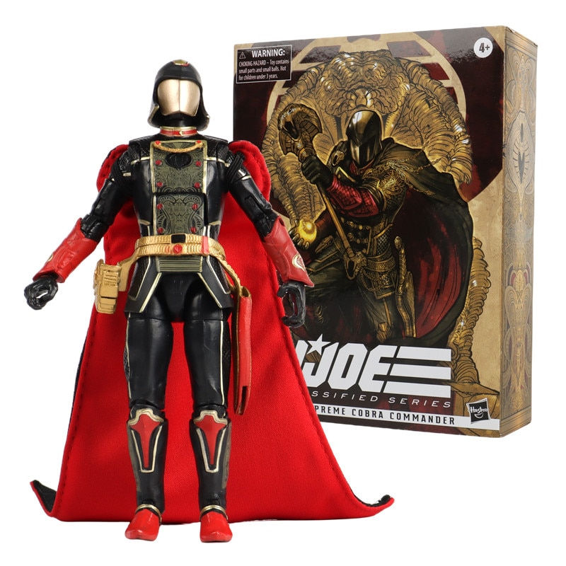 Thumbnail: 15cm G.I.Joe Classified Series Figurine Snake Supreme Cobra Commander Action Fi