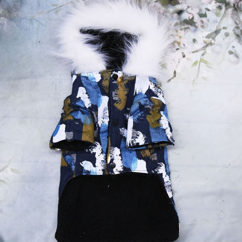 Thumbnail: Fashion Pet Hoodies Jumpsuit Coat Jacket Hooded Sweatshirt Warm Puppy Cold Weat