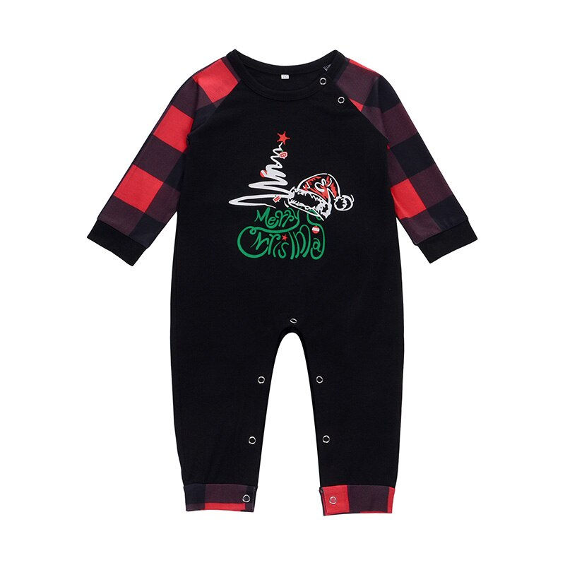 Thumbnail: 2021 New Autumn Christmas Printed Family Clothing Sets Father Mother Child