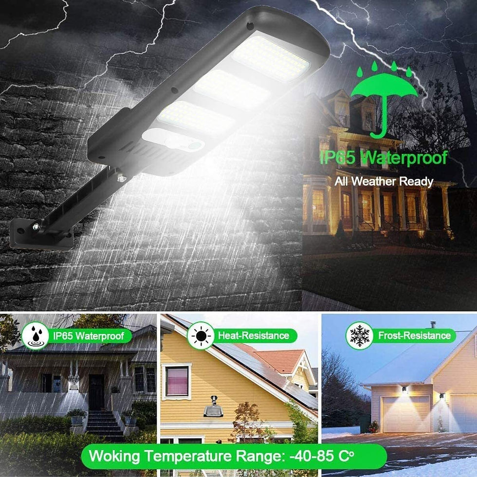 Miniaturbild: 2Pcs 213LED Solar Street Lights Solar Lights Outdoor 3 Light Mode Waterproof Mo