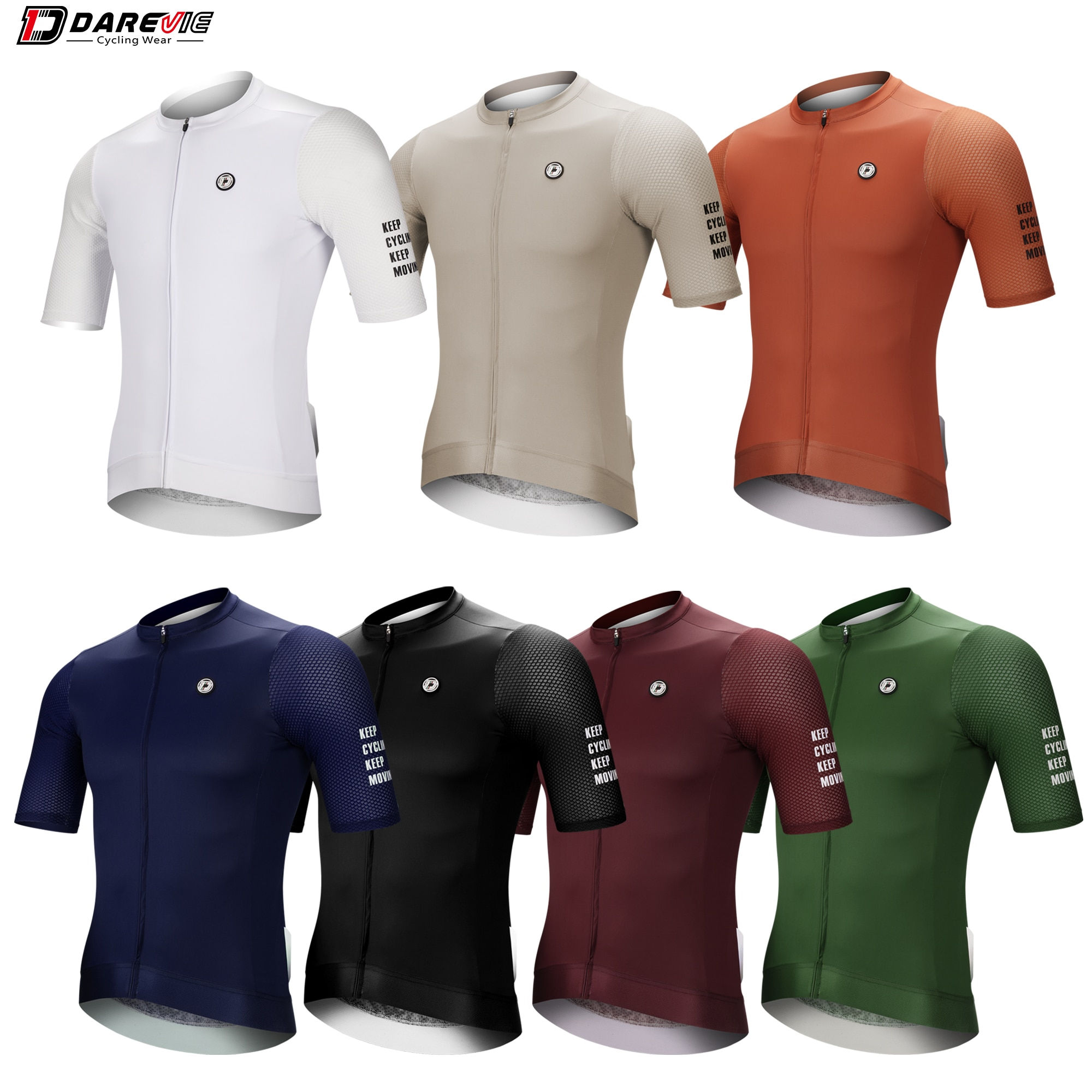 DAREVIE Cycling Jersey SPF 50+ Men Women Cycling Jersey 2023 Fashion Bike Jerse