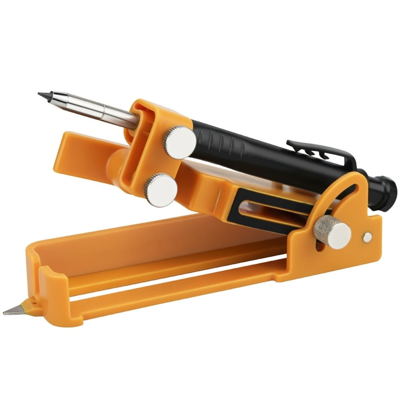 Thumbnail: Multifunction Scribing Tool Woodworking Marking Tool Adjustable Scribing Rule