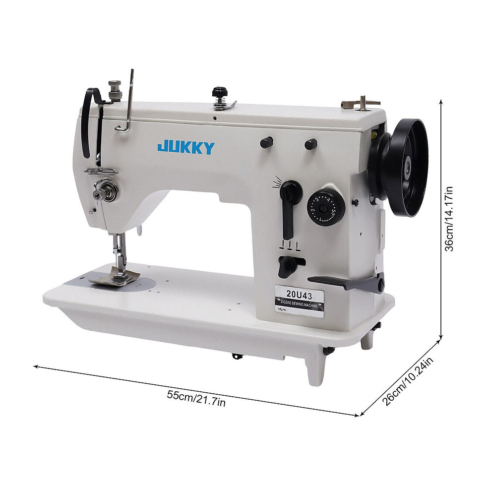 Thumbnail: Industrial Sewing Machine Head, Straight/Curved/Seam Universal Zigzag Sewing Ma