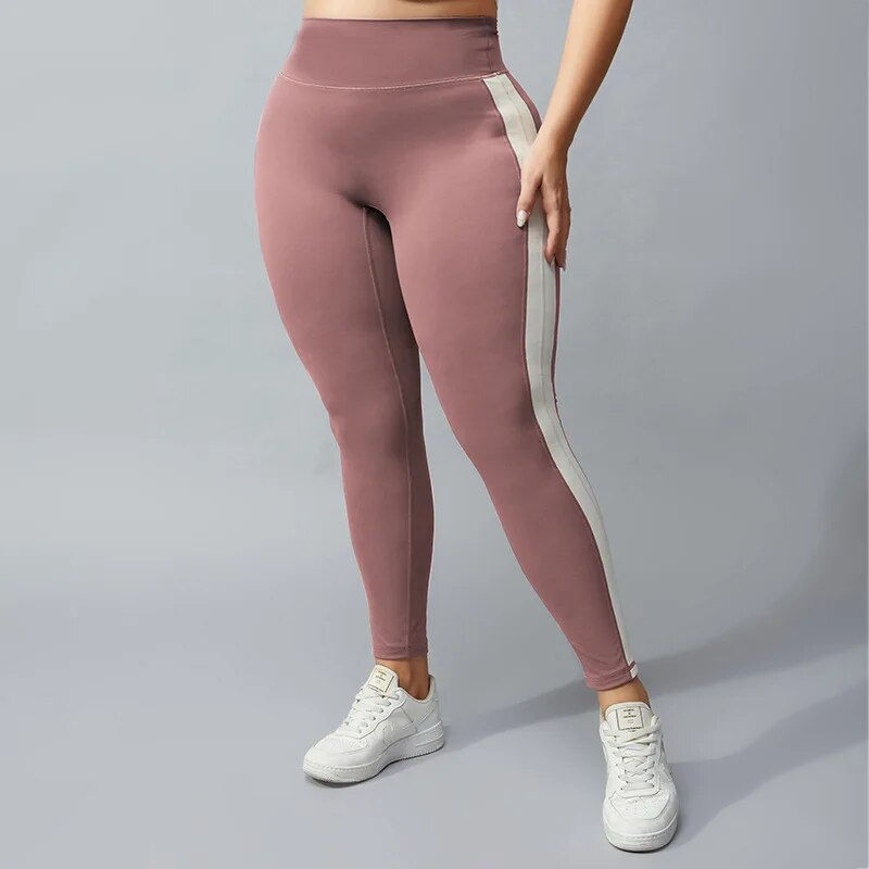 Thumbnail: Plus Size 4XL Leggings Women 2023 High Waist Elastic Fitness Pants Female Skinn
