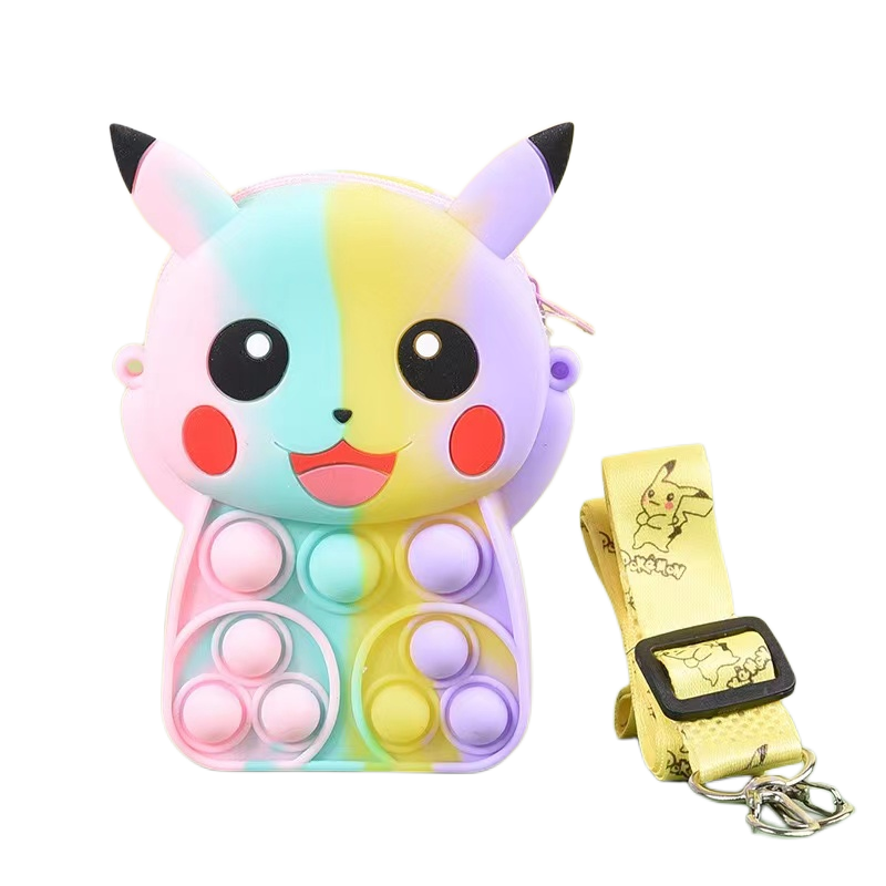 Miniatura: Anime Pokemon Pikachu Lovely Fashion Bag Princess  Small Storage Silicone Purse