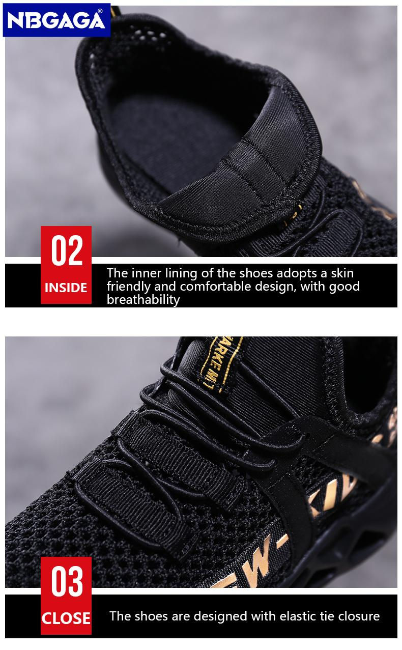 Thumbnail: Single Net Children's Running Sneakers Breathable Lightweight Soft Non-slip Lei