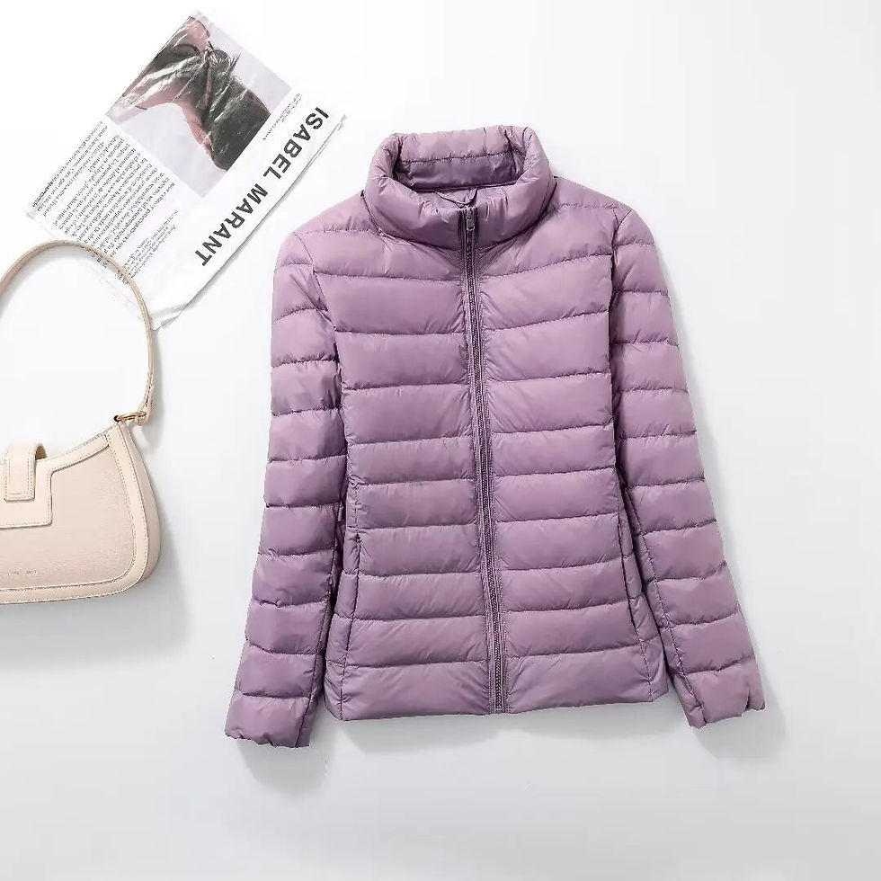 Thumbnail: Women Spring Jacket Fashion Short Ultra Lightweight Packable Puffer Coats 15 Co