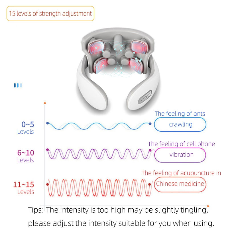 Thumbnail: Smart Back And Neck Massager Instrument Shoulder Neck Massage Cervical Vertebra