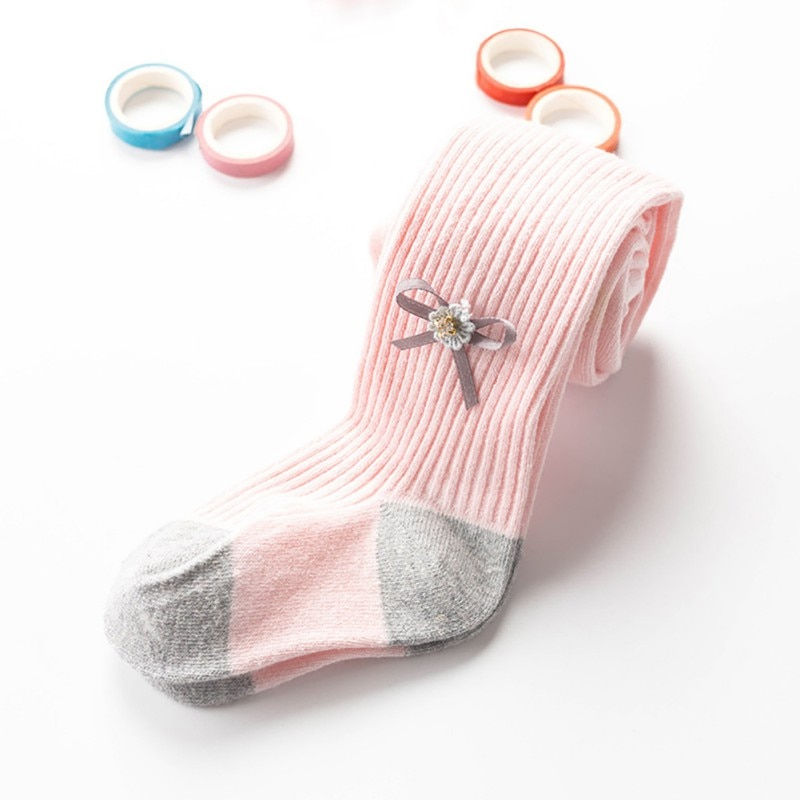 Thumbnail: Bobora Children Lovely Pantyhose Cotton Girls Stockings Spring Autumn Infant