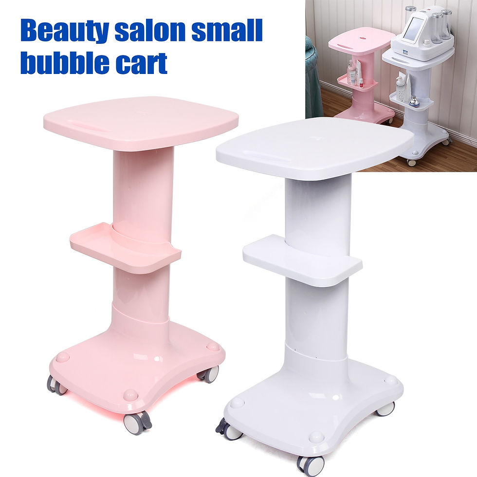 Thumbnail: Abs Salon Trolley for Barber Shop, Beauty Equipment Tool Cart with Wheels ABS T