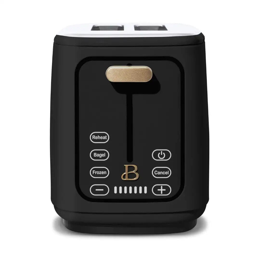 2 Slice Touchscreen Toaster, White Icing By Drew Barrymore Multifunction Break
