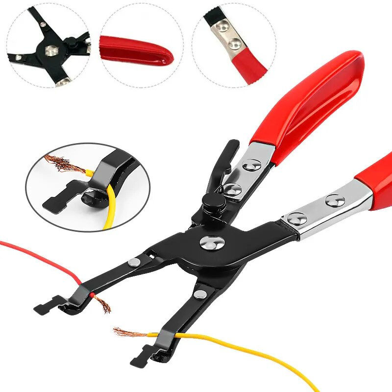 ZK30 Universal Car Vehicle Soldering Aid Pliers Hold 2 Wires Innovative Car Rep