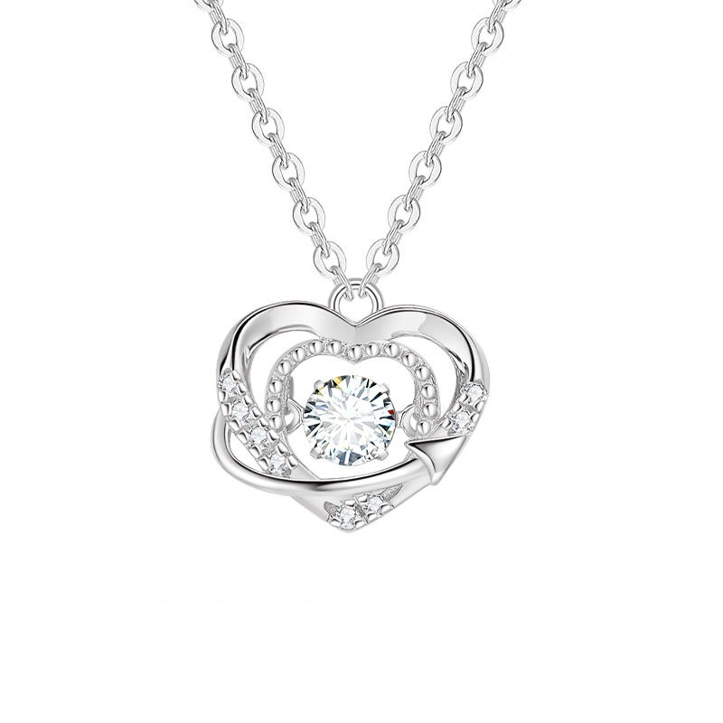 Thumbnail: Heart Necklace S925 Sterling Silver