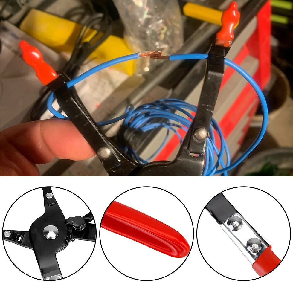 Thumbnail: ZK30 Universal Car Vehicle Soldering Aid Pliers Hold 2 Wires Innovative Car Rep
