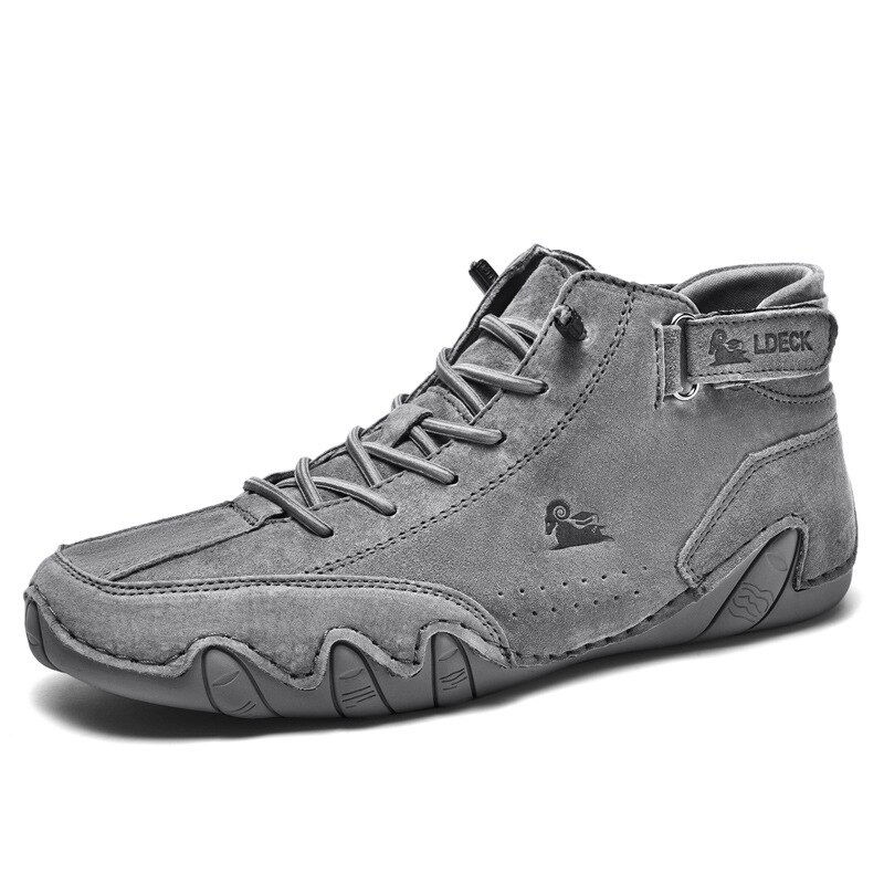 Thumbnail: Men Boots Casual Motorcycle Winter Shoes 2023 Waterproof High Top Sneakers Luxu