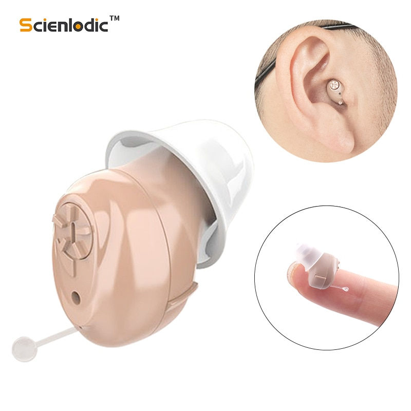 Miniatura: Invisible Hearing Aid Ear Hearing Device CIC Hearing Aid Mini Sound Amplifier H