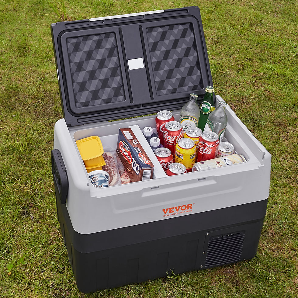 الصورة المصغرة: VEVOR 35L 45L 55L Car Refrigerator Mini Fridge Freezer Portable Compressor Cool