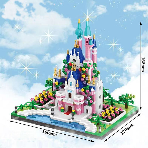 1165-1227Pcs Castle Building Blocks Toy Diy City Model Set Fairy Tale Princess