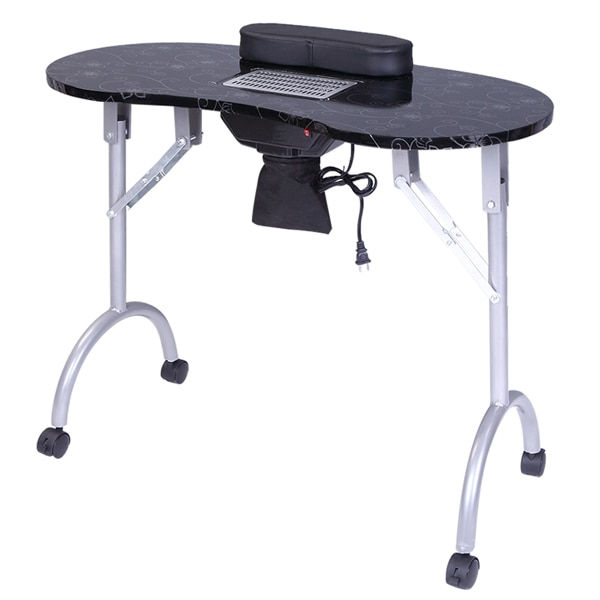 Thumbnail: Portable MDF Manicure Table Spa Beauty Salon Equipment Desk with Dust Collector