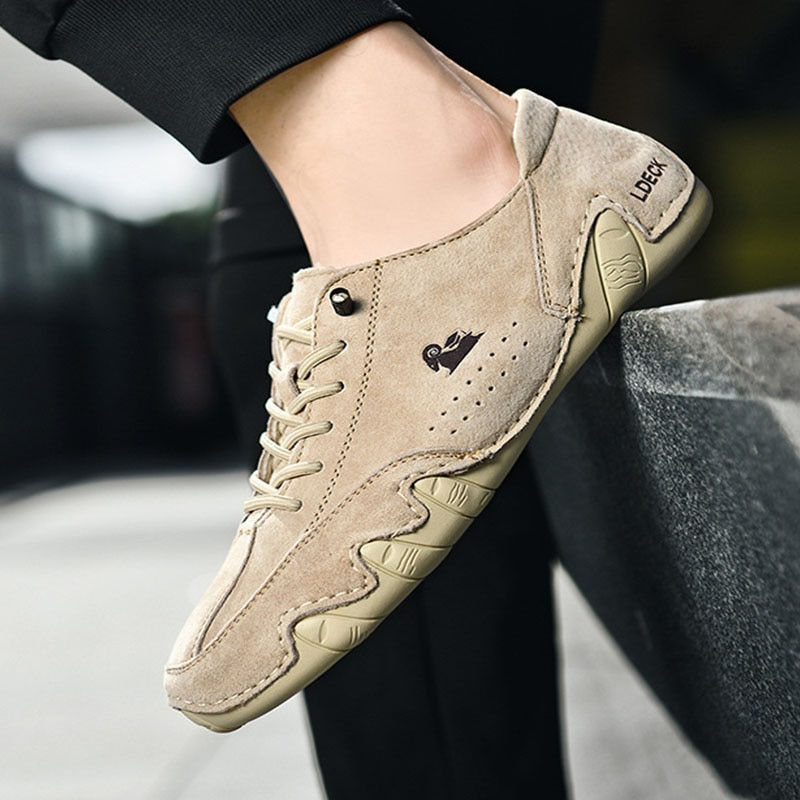 Thumbnail: Men Leather Casual Shoes Free Shipping Sneakers Low Top Comfortable Italian Men