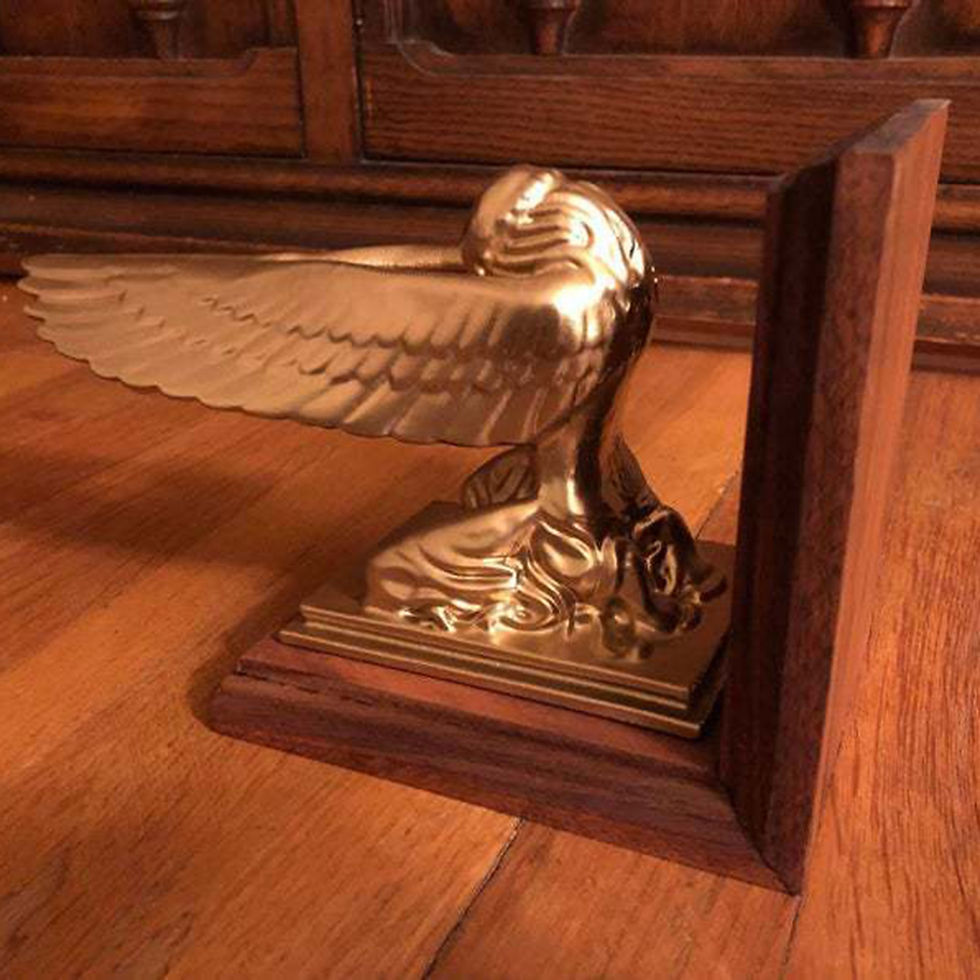 Thumbnail: Ark Angel Statue Innovative Ark Angel Statue Decorative Resin Figurine Gold Fin