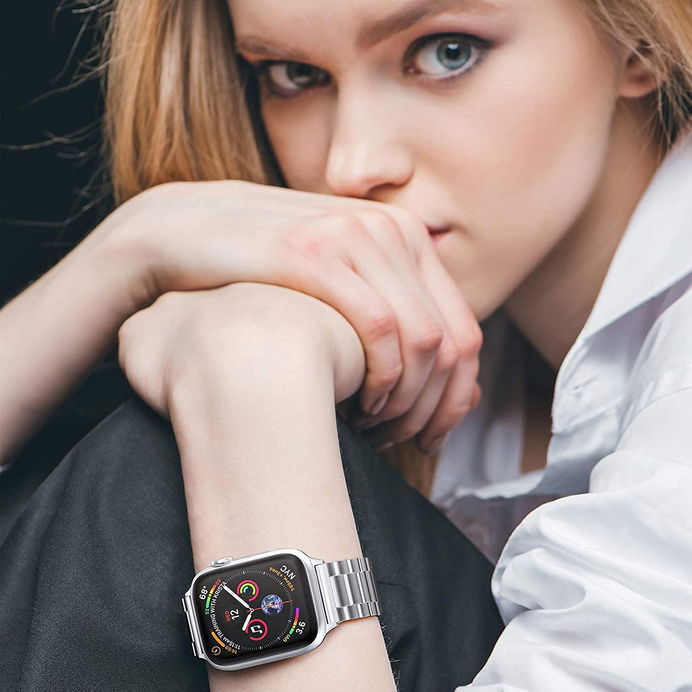 ภาพขนาดย่อ: Metal strap For Apple watch band 49mm 45mm 41mm stainless steel wristband iwatc