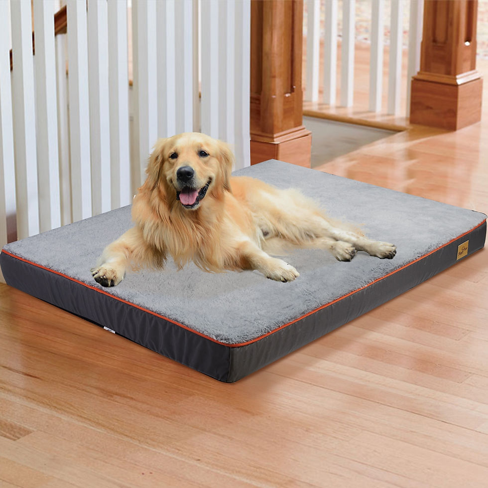 Miniatura: Large Orthopedic Dog Bed Kennel Memory Foam Waterproof Pet Bed with Removable W