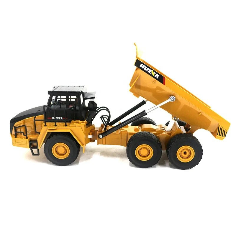 Miniaturebillede: 1/24 Scale 9CH HUINA 1568  Radio Control Articulated Dump Truck Model For Over