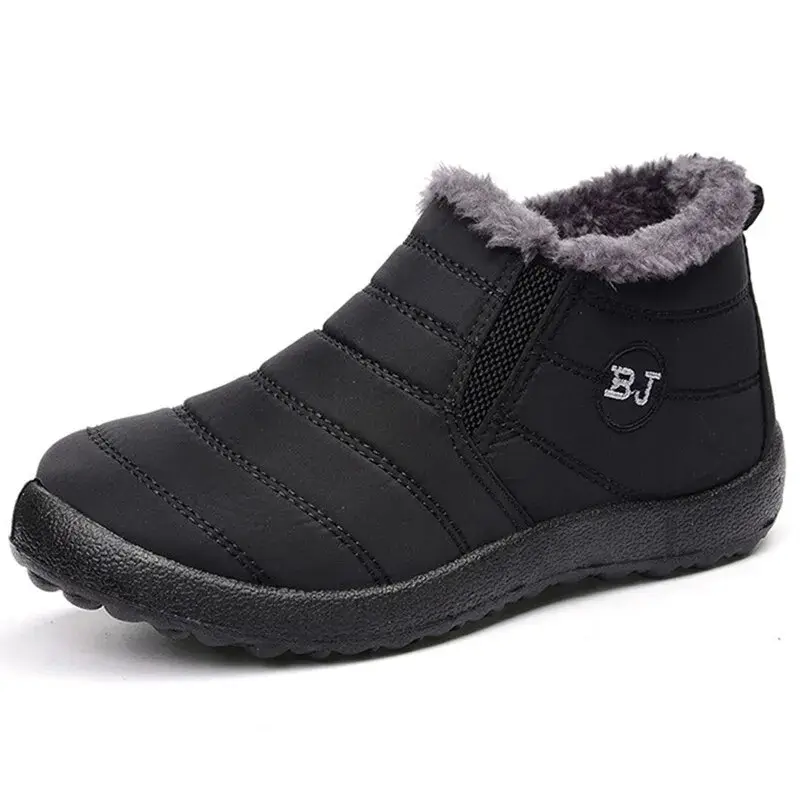 Thumbnail: New Men Snow Boots Waterproof Non Slip Wear Resistant Thick Warm Shoes Lightwei
