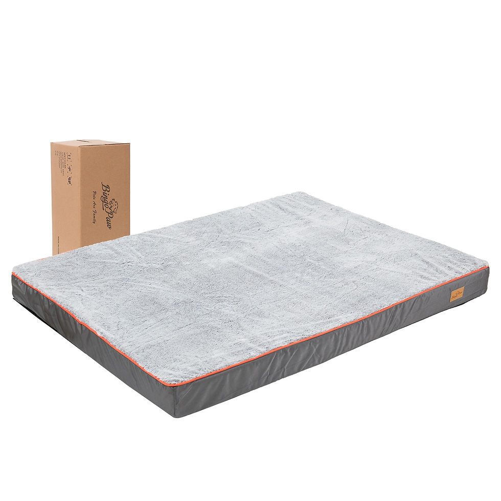 Miniatura: Large Orthopedic Dog Bed Kennel Memory Foam Waterproof Pet Bed with Removable W