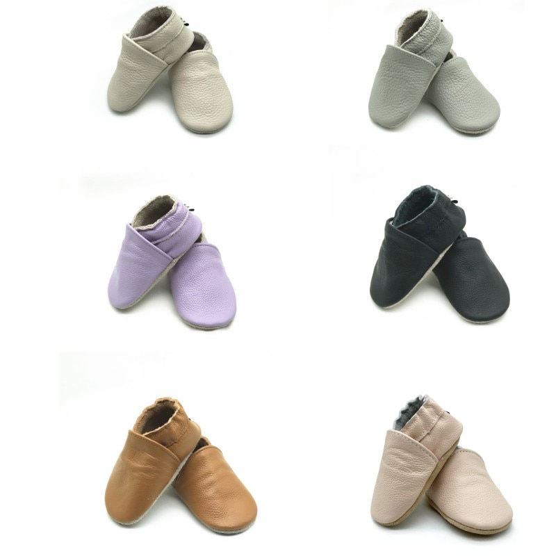 Thumbnail: Baby Shoes Cow Leather Bebe Booties Soft Soles Non-slip Footwear Toddler First