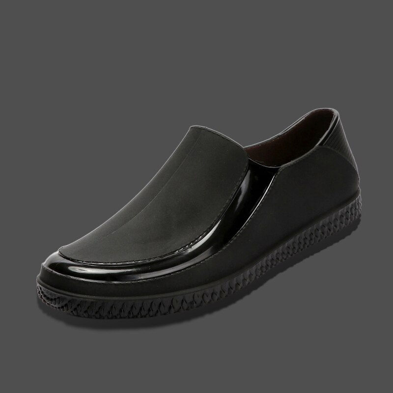 Rain boots men's non-slip outdoor rainy weather waterproof shoes low top rubber